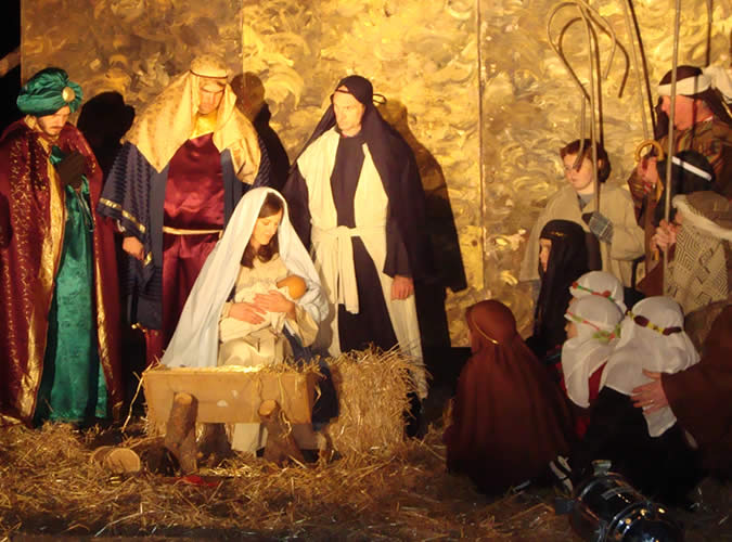 Live Nativity Scene.